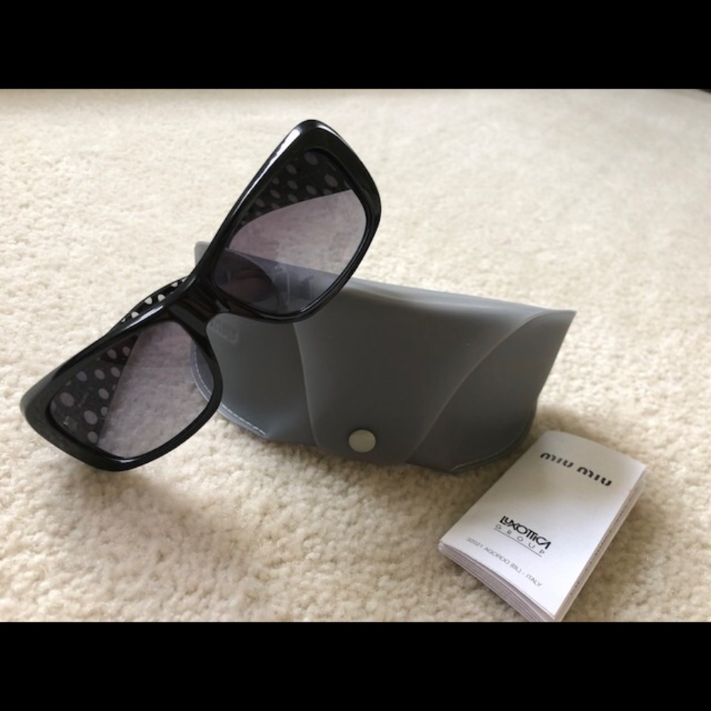 Miu Miu polka-dot sunglasses